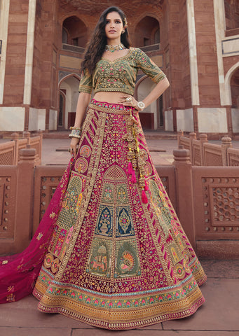 Ivory Elegance - Embroidered Designer Bridal Lehenga | Khushboo Baheti